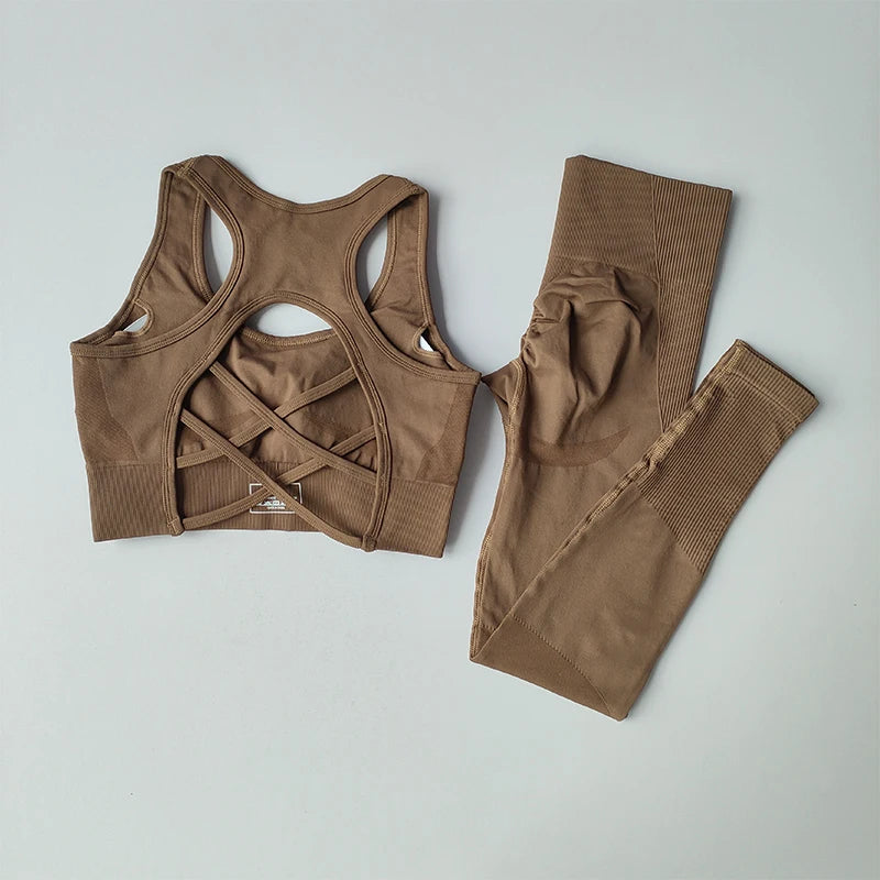 SKINOFSKIN Sports Bra Set for Fitness, Yoga and Running