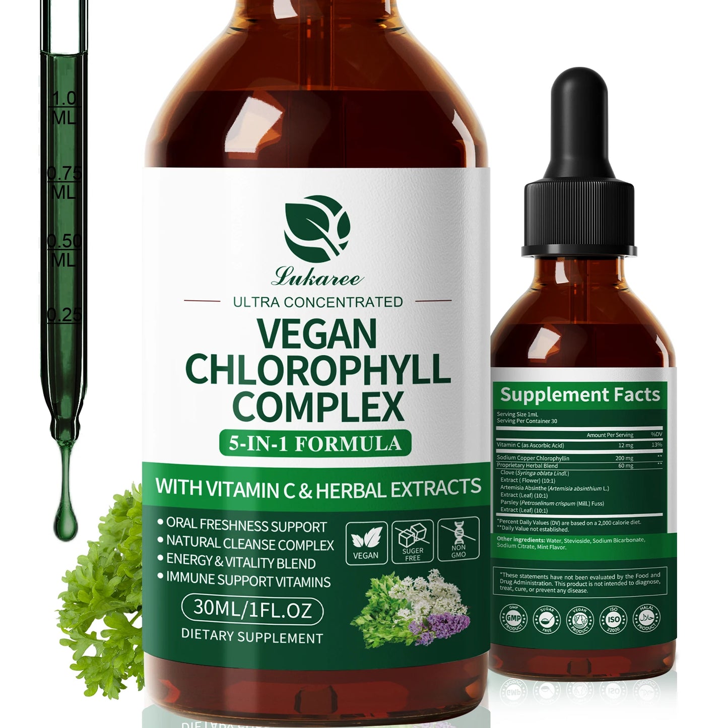 Beworths Lukaree Chlorophyll Liquid Drops For Immune Support