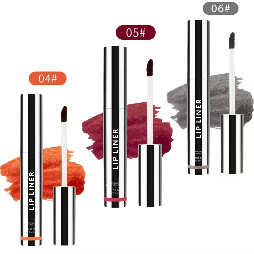 Matte Lip Liner Set Long Lasting Smudge Proof Shades