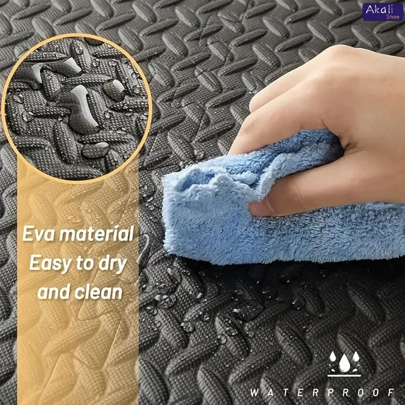 EVA Interlocking Foam Floor Tiles 30x30cm Non-Slip Gym Mat Puzzle Flooring for Home Workout Yoga Equipment Protection 4/16Pcs