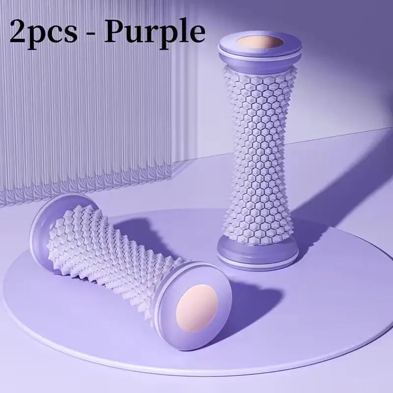 Four Seasons Foot Fascia Roller, Foot Massager, Yoga Muscle Relaxation, Arch Trainer, Home Foot Massage Wheel, Durable Structure
