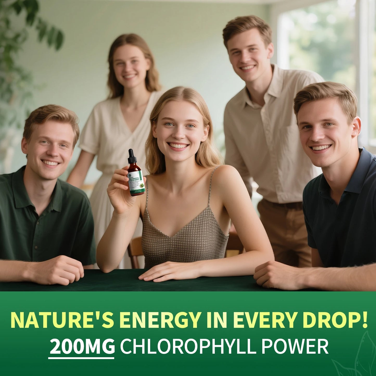 MINCH Chlorophyll Liquid Drops 4X Concentrated For Immune Support