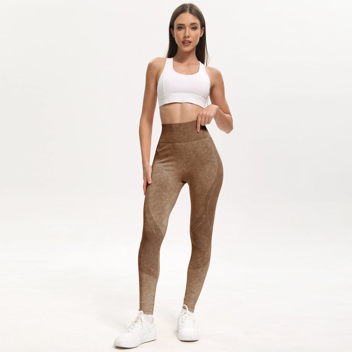 Women's High Waisted Seamless Butt Lifting Yoga Leggings for Fitness