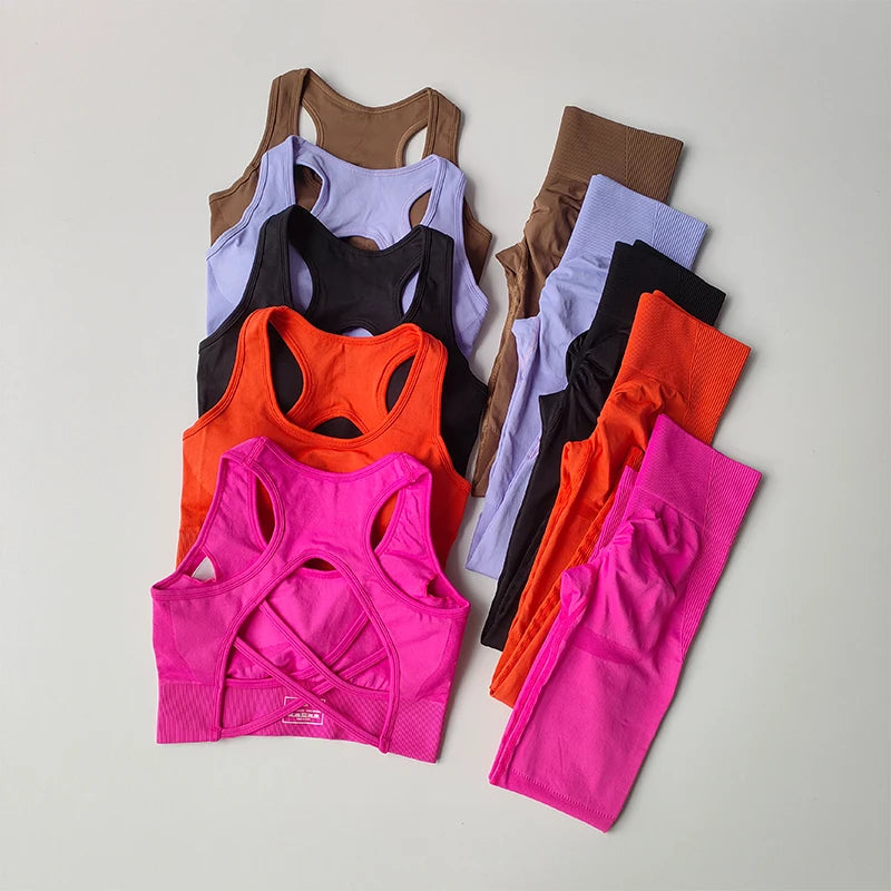 SKINOFSKIN Sports Bra Set for Fitness, Yoga and Running