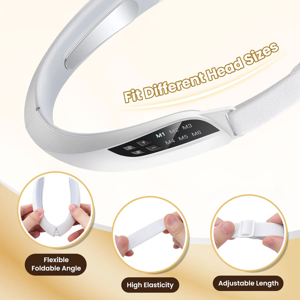 EMS Facial Massager Band for Microcurrent Face and Jawline Toning