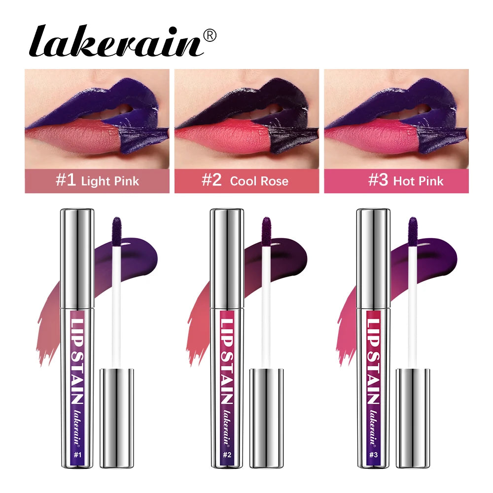Lakerain Lip Gloss Peel And Stick Set, Long-Lasting Waterproof