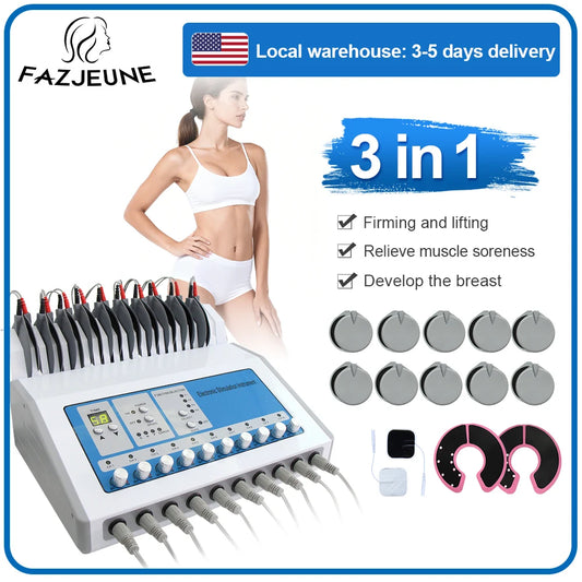 FAZJEUNE 3 In 1 EMS Muscle Stimulator And Body Massager