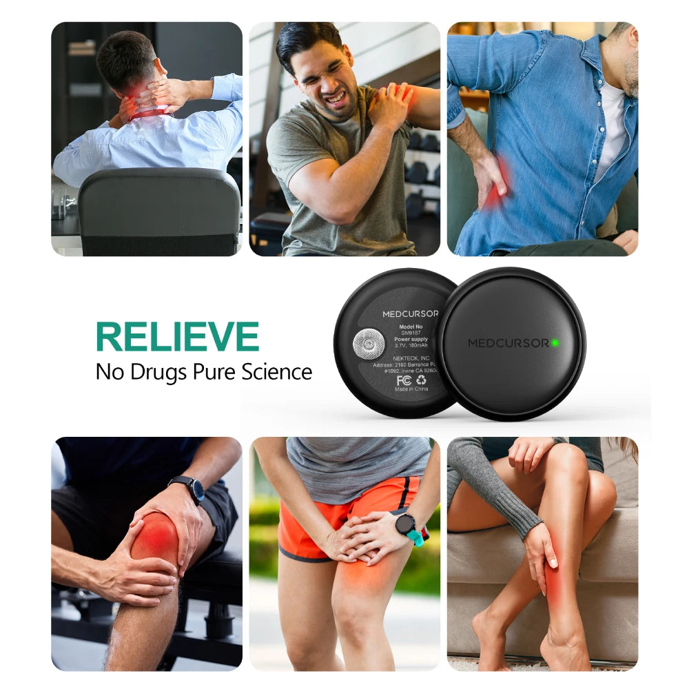 3-In-1 TENS EMS Unit Wireless Dual Channel Muscle Stimulator