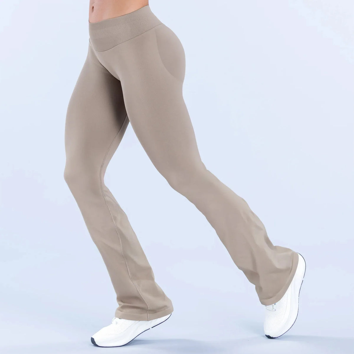 NCLAGEN Seamless Flared Yoga Leggings for Women's Fitness Workouts