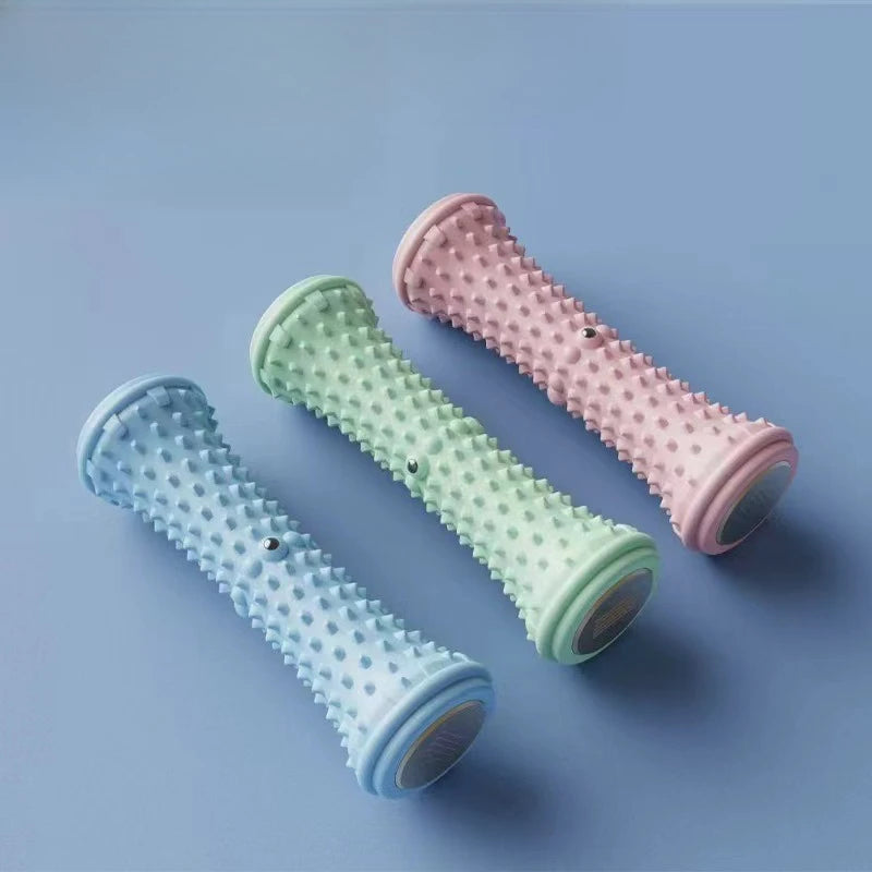 Foot Massager Massage Roller Yoga Massage Ball Plantar Fascia Roller Muscle Relaxation Care Plastic Manual Foot Massager Rollers facial massager neck massager facial roller massager