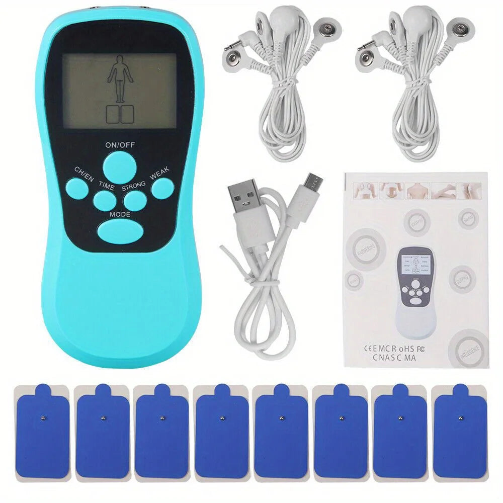 Electric Muscle Stimulator Acupuncture Massager for Face and Body