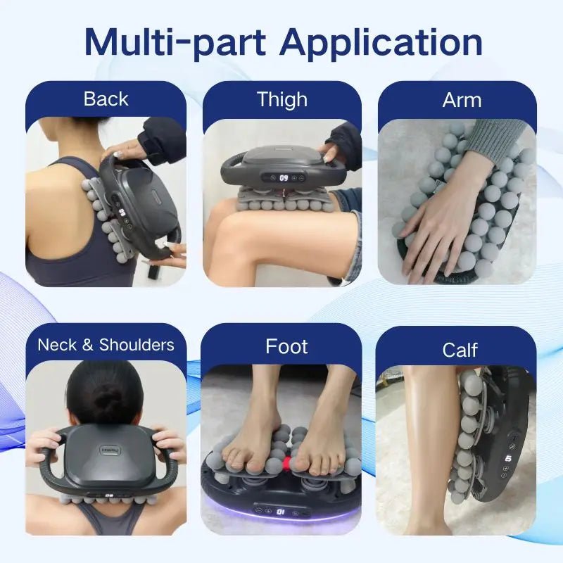 40-Head Massager for Shoulder Neck Back Leg Muscle Pain Relief Perfect Gift for Family