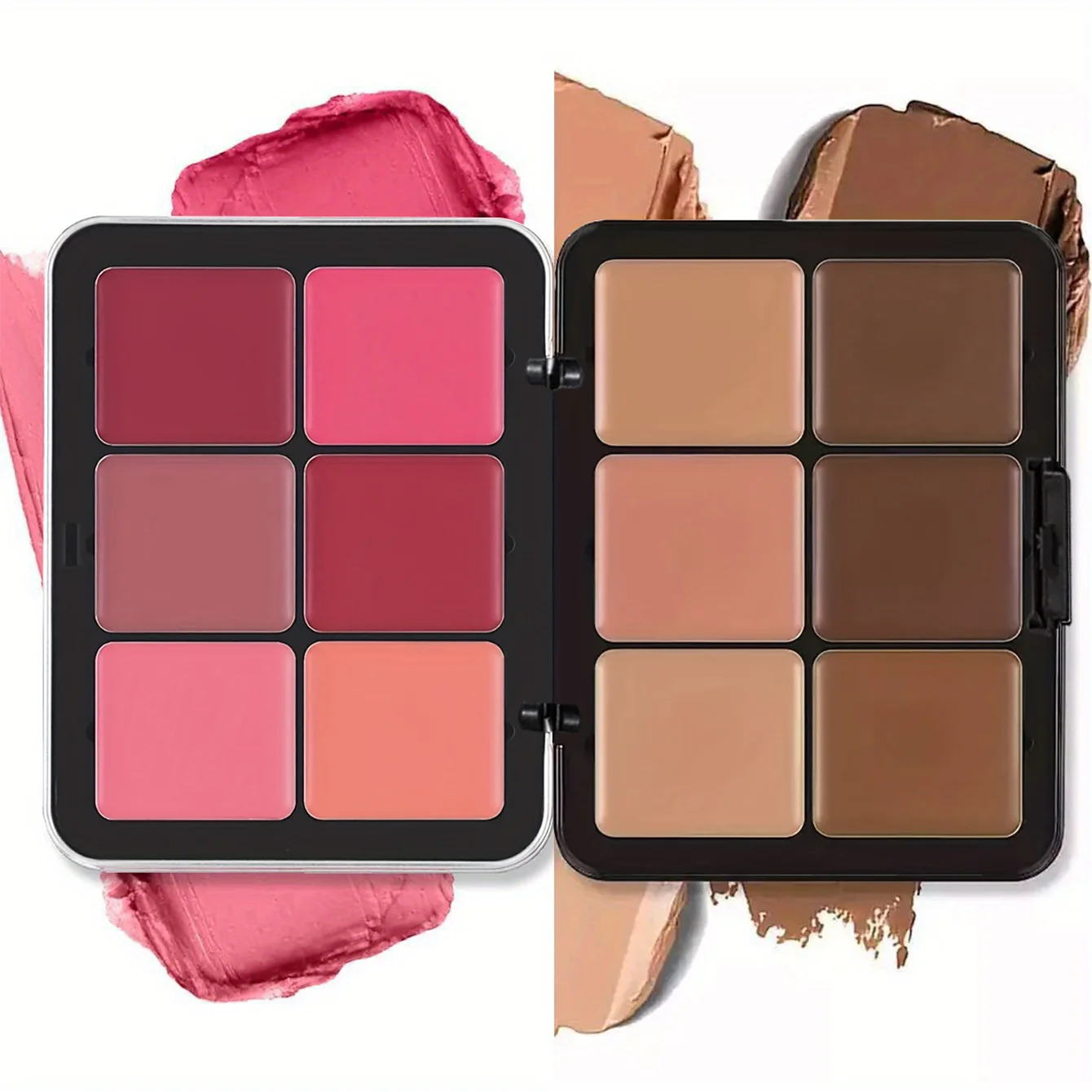 12-color iron box concealer blush cream matte highlight contour makeup all-in-one palette