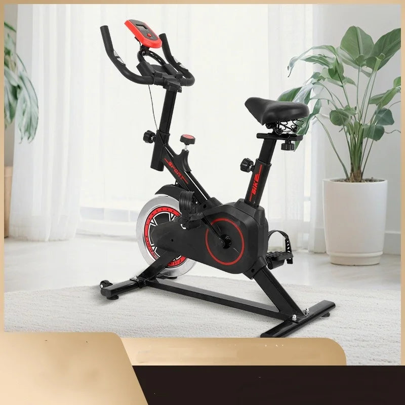 Silent Indoor Bike Home Exercise Equipment Adjustable Spin Bike with Comfort Seat for Cardio Training