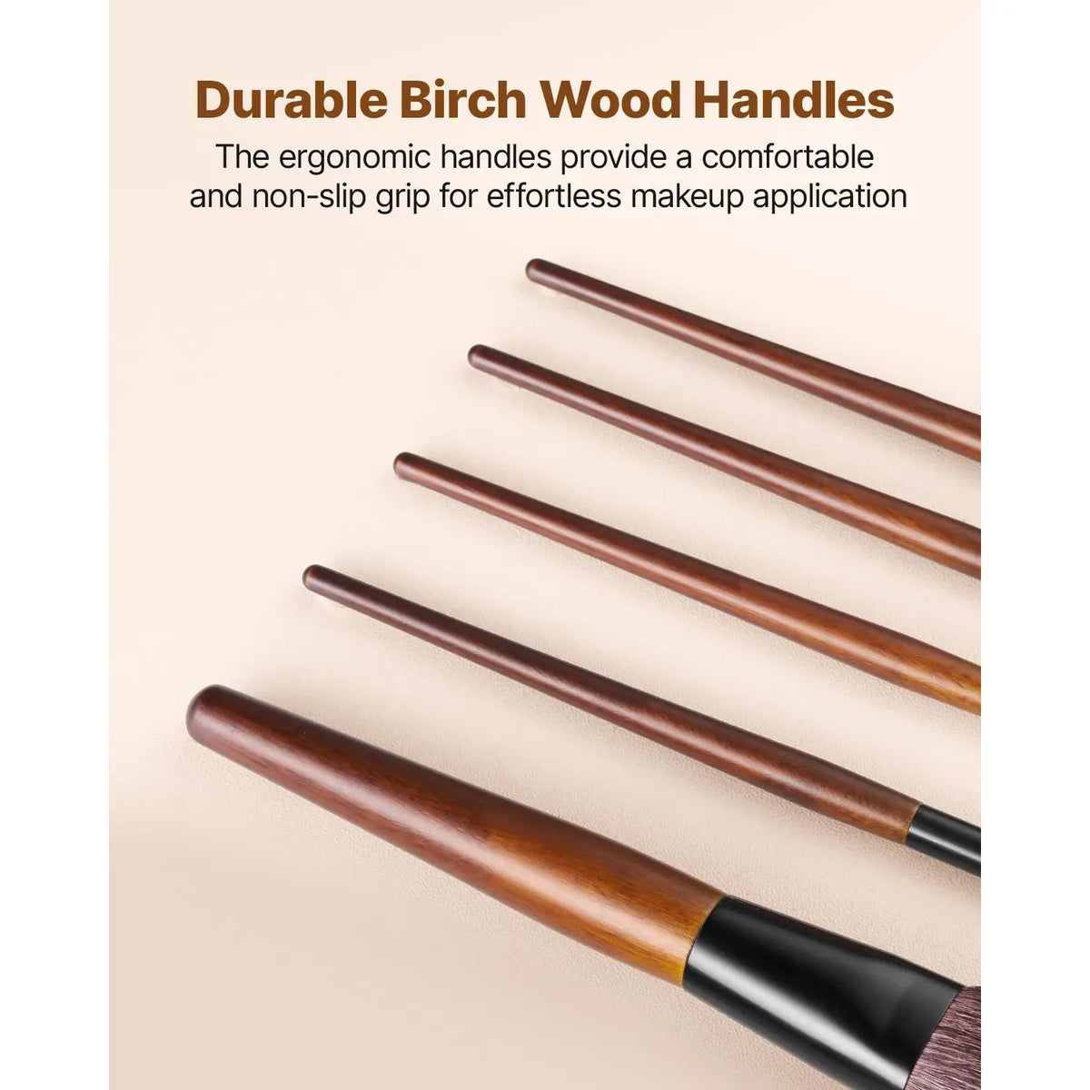 VEVOR Professional Makeup Brush Set with Soft Bristles for Flawless Blending