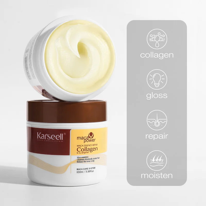 Karseell Collagen Hair Mask and Conditioner Travel Set