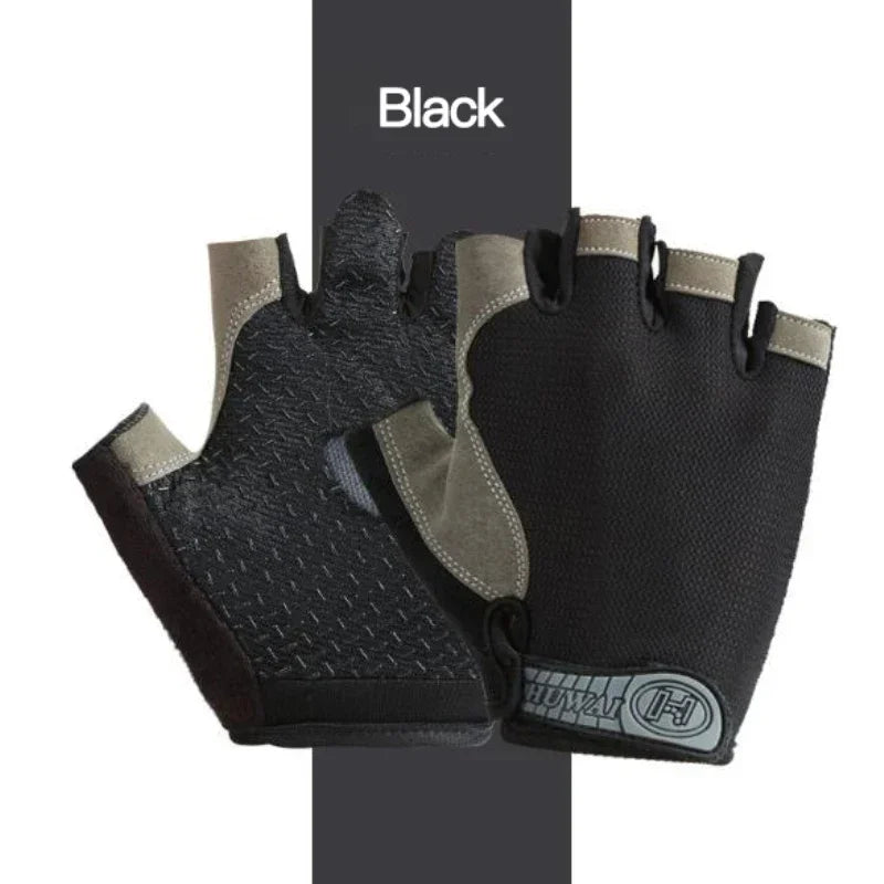 Breathable Anti-Slip Half Finger Gloves for Fitness Cycling Summer Gym Cycling Gloves for Men And Women Bicycle Riding Fishing