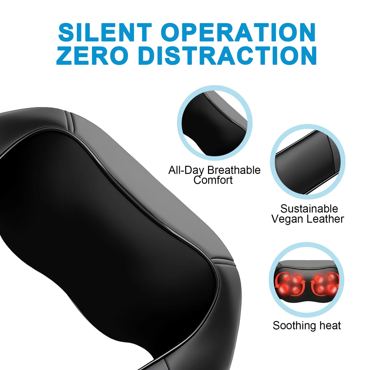 Leercon Shiatsu Neck And Shoulder Heated U Shape Massager